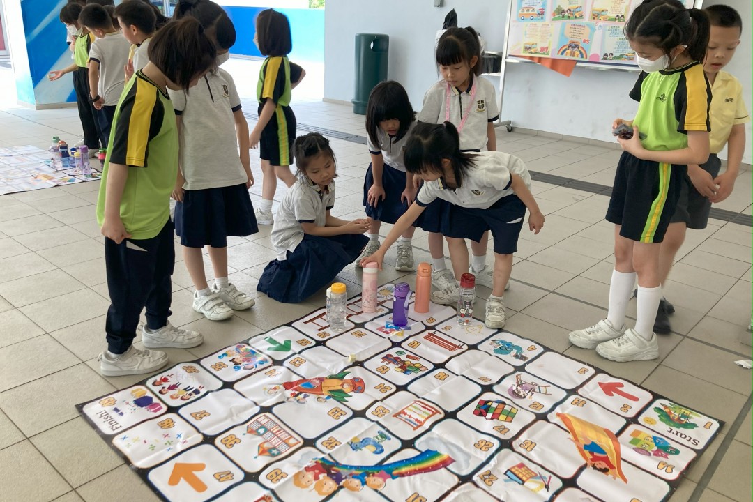 一和二年級午息活動：娃娃心算站