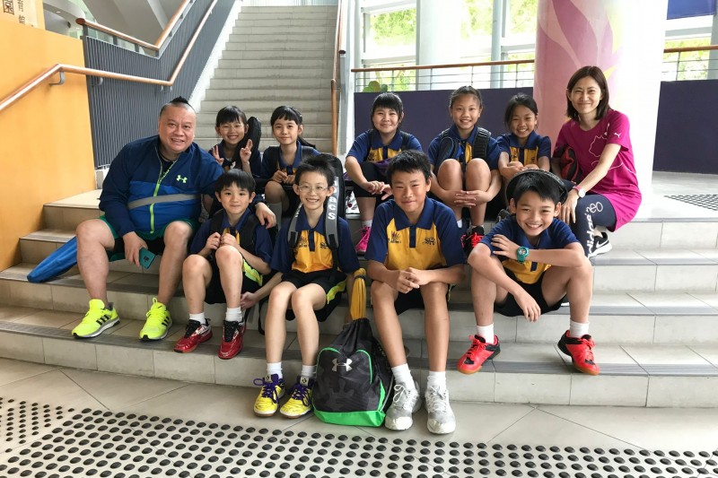 開心完成羽毛球比賽