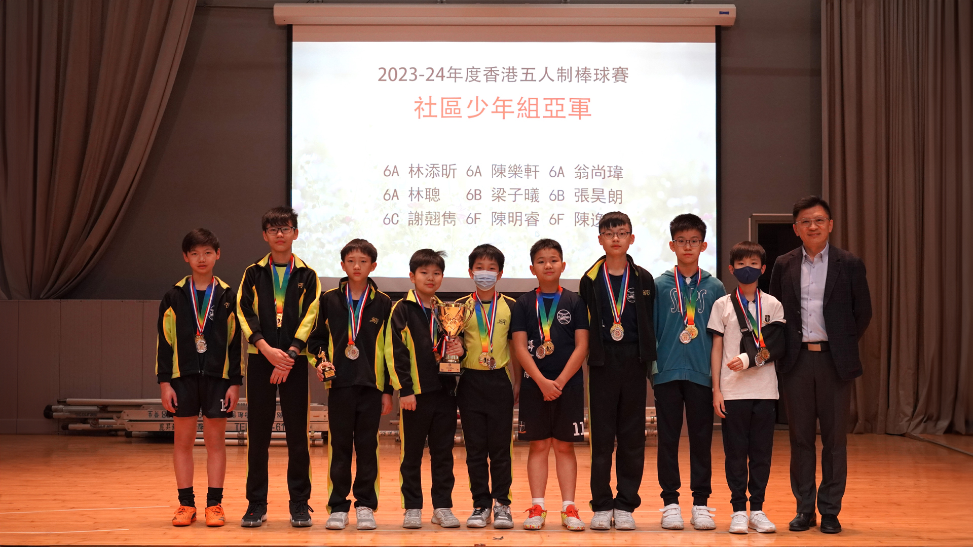 2023-24年度香港五人制棒球賽 – 社區少年組亞軍
